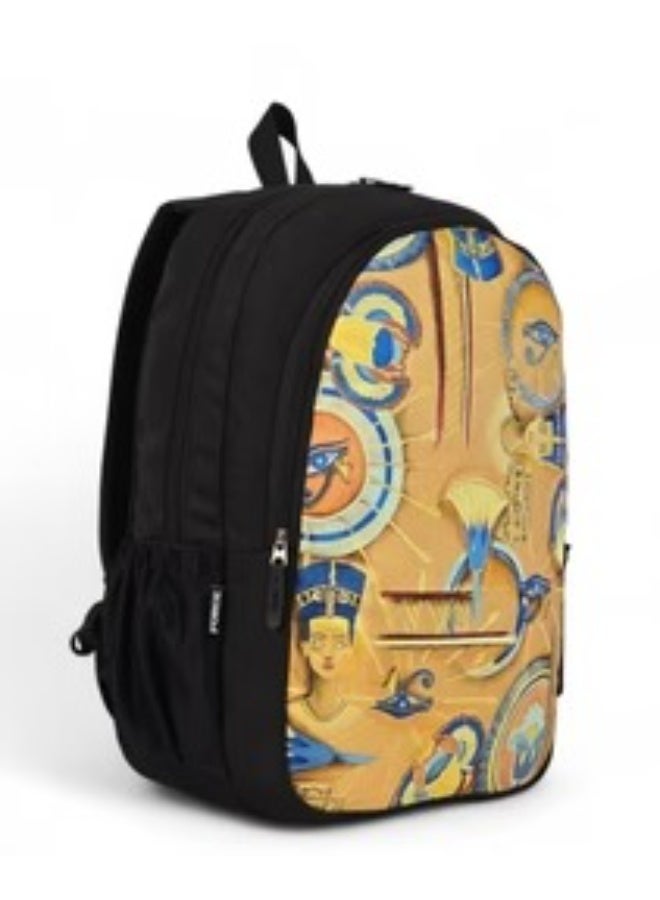 Force 14" Laptop Backpack for Boys - Pharaoh Pattern - Image 2
